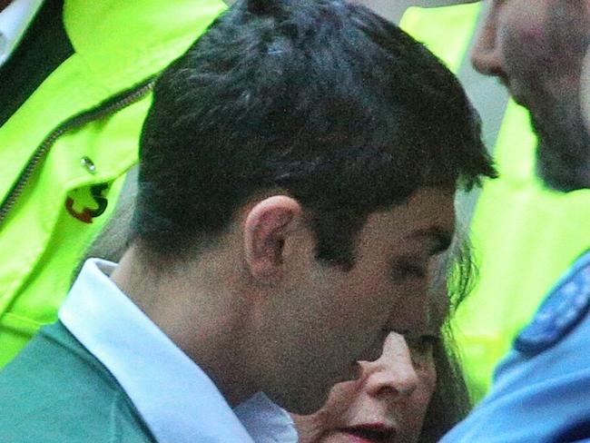 Kyle Zandipour at the Supreme Court for sentencing in his murder case on Tuesday. Picture: Hamish Blair