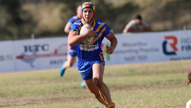 Seth To'o for Campbelltown City against Thirlmere Roosters. Picture: Steve Montgomery