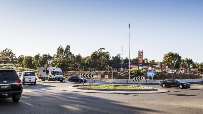 The intersection of Mona Vale Rd, Ponderosa Pde and Samuel St at Mona Vale will be improved as part of work on the $140 million Mona Vale Rd East upgrade. Picture: RMS