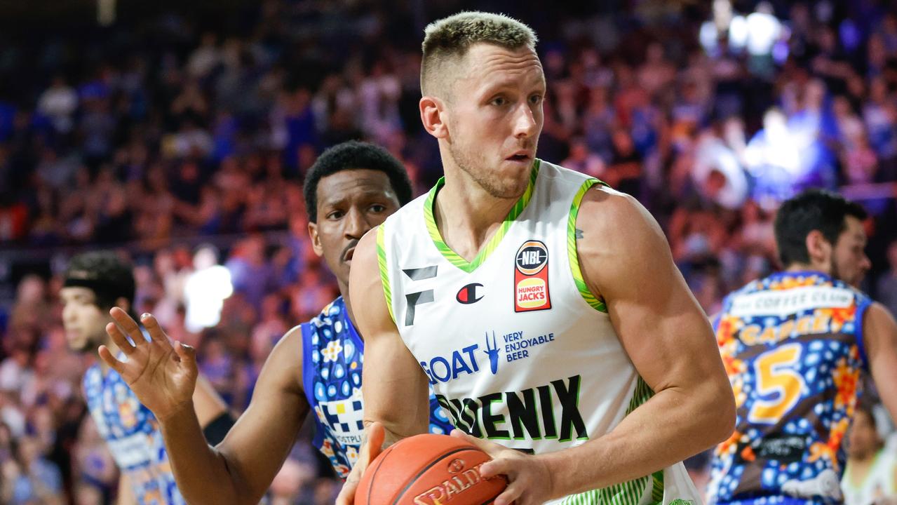 Mitch Creek of the Phoenix in action during the round 12 NBL match between Brisbane Bullets and South East Melbourne Phoenix at Nissan Arena. (Photo by Russell Freeman/Getty Images)