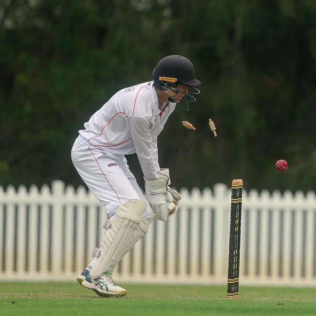 Keeper Josh Cox as Southport v Runaway Bay - Premier First Grade at Golden Wheel Park, Arundel. Picture: Glenn Campbell