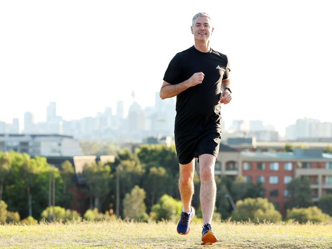 WEEKEND TELEGRAPH. SEPTEMBER 7, 2024.Pictured at Sydney Park today is NSW Tourism Minister John Graham. As Sydney aims to join the Abbott World Major Marathon Series, we ask Mr Graham what it would mean for the city/state in regards to tourism and the economy. We're also speaking to him about his own preparation for the race as he embarks on his first marathon. Picture: Tim Hunter.