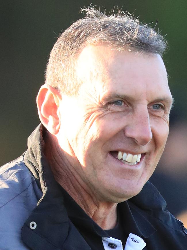 North Geelong coach Peter Riccardi has lifted the Magpies from 11th to 6th and within 0.85 per cent of a finals campaign in his first year in charge. Picture: Mark Wilson