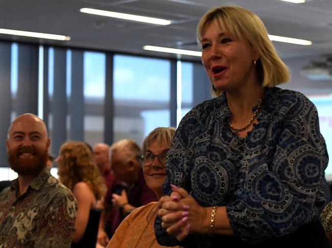 Kylie Bonanni at the 2022 Federal Election ballot draw. Picture: (A)manda Parkinson