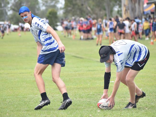 Action from the Red Rooster Junior Touch Carnival at Cyril Connell Fields, Rockhampton, on November 5, 2022.