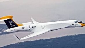 The US navy variant of the Gulfstream G550 electronic warfare aircraft