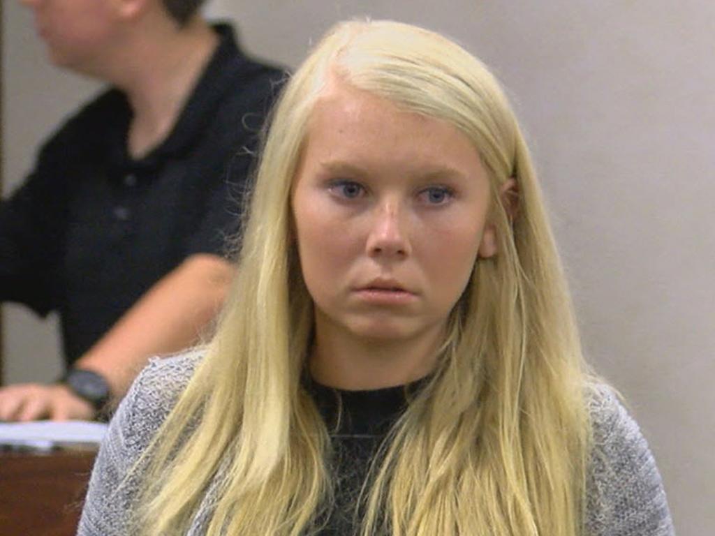 Brooke Skylar Richardson was acquitted of aggravated murder, involuntary manslaughter and child endangerment after a widely publicised murder trial in 2019. Picture: FOX19 NOW/Michael Buckingham via AP