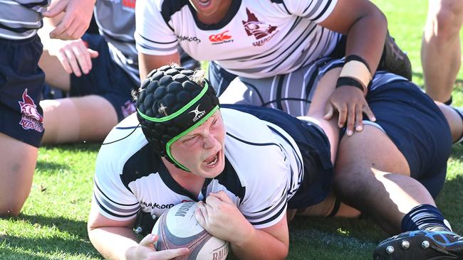 Brisbane Grey v Brisbane White u16s at Ballymore. Thursday September 21, 2023. Picture, John Gass