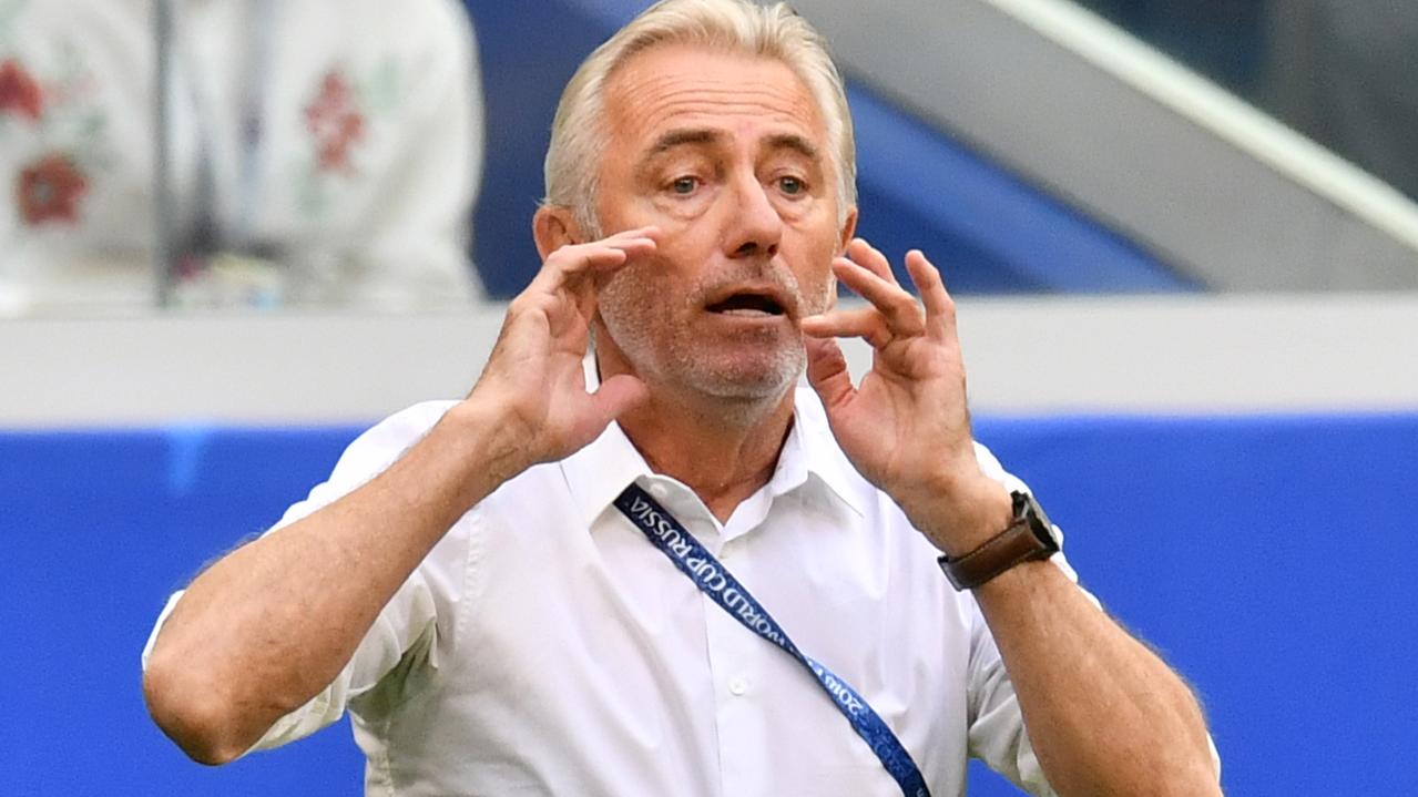 Australia coach Bert van Marwijk is disappointed his team has only one point.