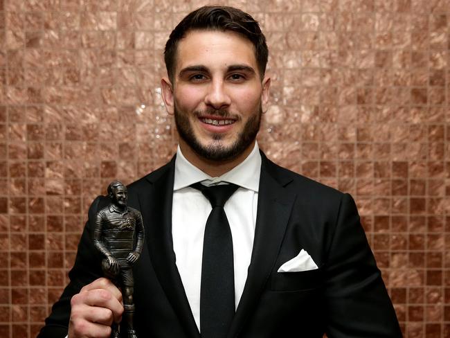 Rookie of the Year Jack Bird says he wants to play at fullback in 2016. Picture: Gregg Porteous