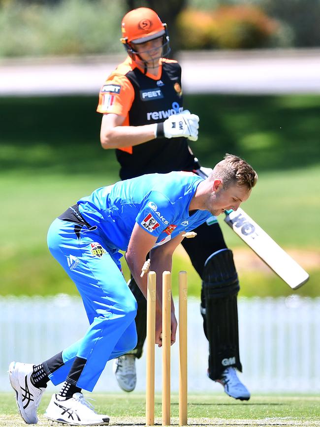 Cameron Green was run out without facing a ball on Monday. Picturre: Mark Brake/AAP