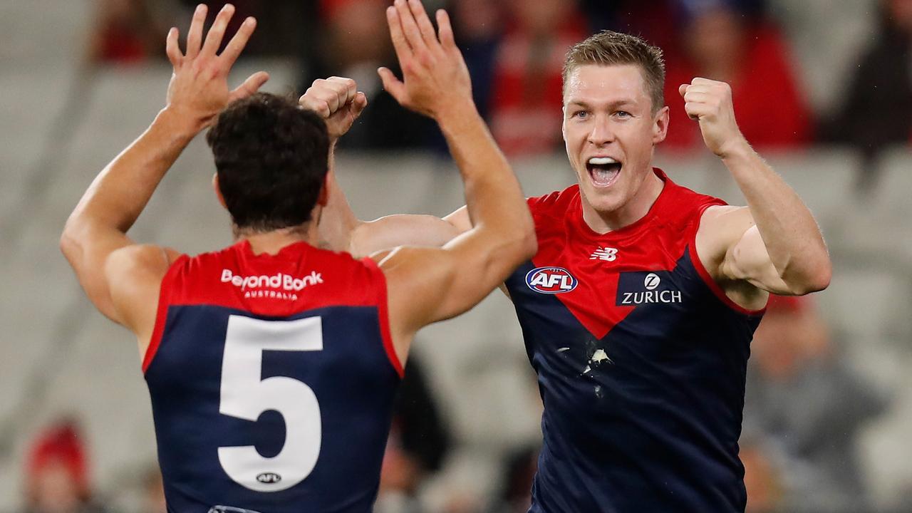 Tom McDonald is enjoying a fantastic start to the season (Photo by Michael Willson/AFL Photos via Getty Images).