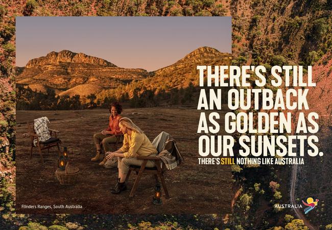 A Flinders Ranges tourism campaign which will be promoted in the UK. Picture: Tourism Australia