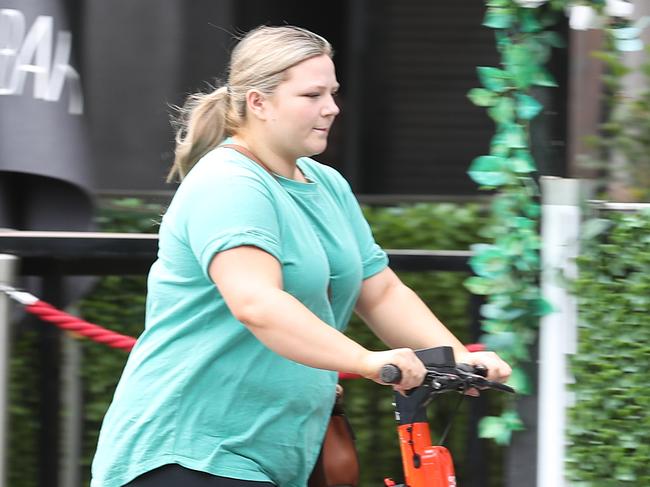 E-SCOOTERS will stay on MelbourneÃs roads after the controversial trial due to finish this month is set to be extended. A woman with no helmet in Southbank. Monday, January 2, 2023.