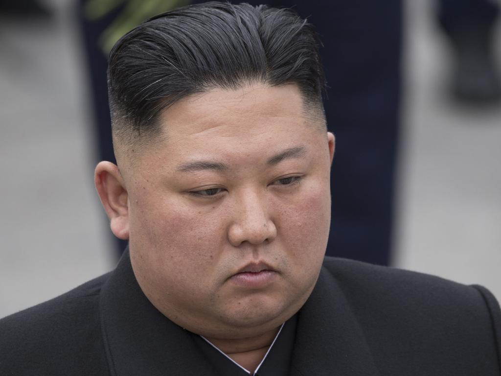 North Korean leader Kim Jong-un is said to have a “close personal relationship” with Donald Trump, with his agency lashing out to Trump rival Joe Biden. Picture: AP Photo