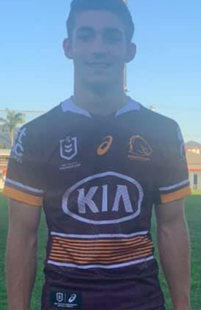 Tom Morcom was selected to play centre for the Brisbane Broncos Under 16 team to play in Rockhampton in 2021.