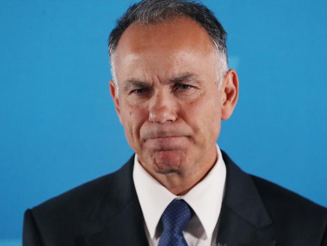 Victorian Liberal Party leader John Pesutto holds a press conference at Parliament house regarding the outcome of the defamation case from MP Moira Deeming. Thursday, December 12. 2024. Picture: David Crosling