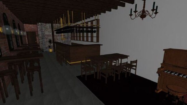 Artist impressions of new Cuban-themed Plantation Bar for Palm Beach.