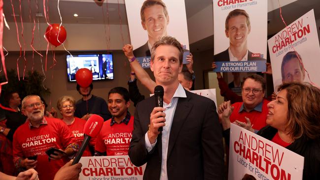 Labor parachuted in Andrew Charlton to Parramatta instead of having a preselection. Picture: Damian Shaw