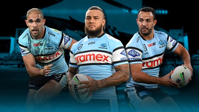 Cronulla Sharks deep dive art long