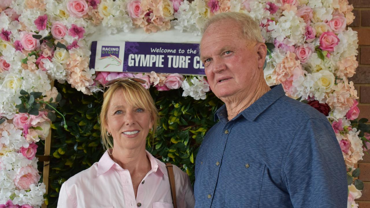 Errol and Tracy Press at The Gympie Times Ladies Race Day.