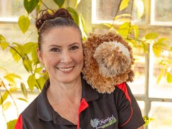 The Moorland Cottage Cafe is a Chook cafe with chickens roaming free. General manager is Christina Jones. Pictures: Shannon Smith