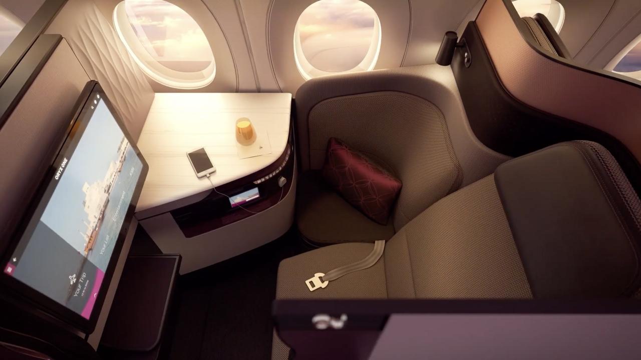 It was awarded the ‘Best Business Class' prize in the 2024 Airline Excellence Awards. Picture: Qatar Airways