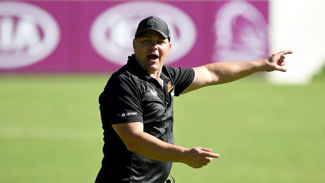 Broncos coach Anthony Seibold has slammed the NRL’s anti-vaxxers. Picture: Getty Images.