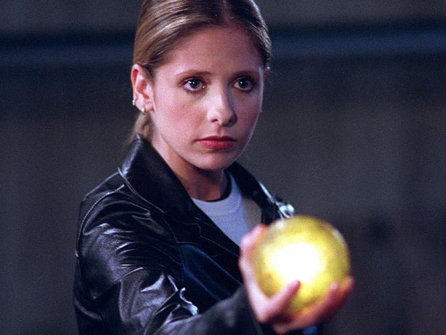 USA actor Sarah Michelle Gellar in scene from TV program "Buffy the Vampire Slayer". /TV/programs/Titles/Buffy/the/Vampire/Slayer