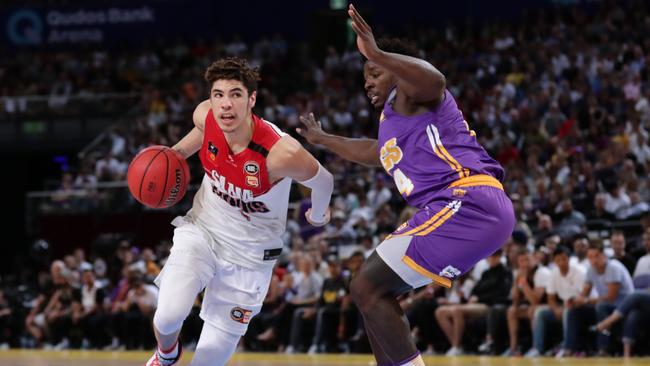 LaMelo Ball had a huge impact during his short time in the NBL. Picture: Getty Images