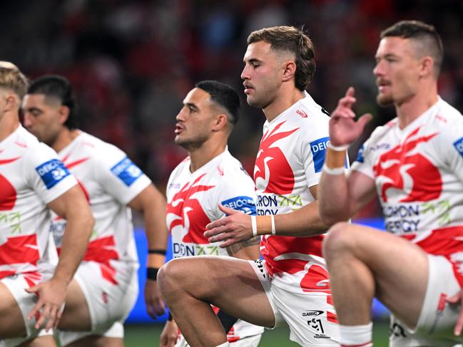 The Dragons were dismal against the Dolphins. Picture: Bradley Kanaris/Getty Images