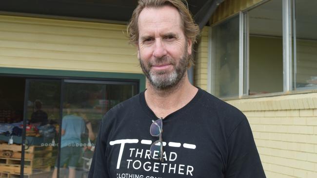 Thread Together’s Adam Worling in Lismore. Picture: Nicholas Rupolo