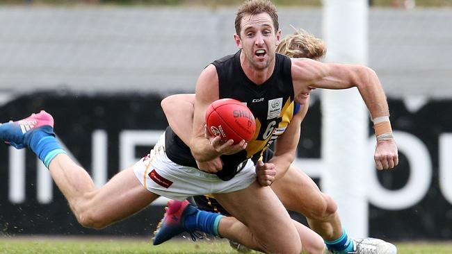 Michael Barlow in action for Werribee last year. Picture: Michael Klein