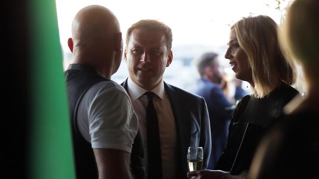 Matt Moran chats to Karl Stefanovic and Jasmine Yarbrough. Picture: Christian Gilles