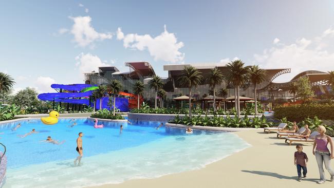 The Dingley Village park will be the biggest indoor water park in the southern hemisphere. Picture: Supplied