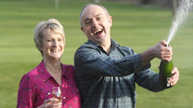 The UK’s newest jackpot winners David and Carol Martin.