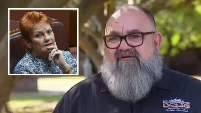 Brendan Kerin and Pauline Hanson. Photos: SBS/News Corp