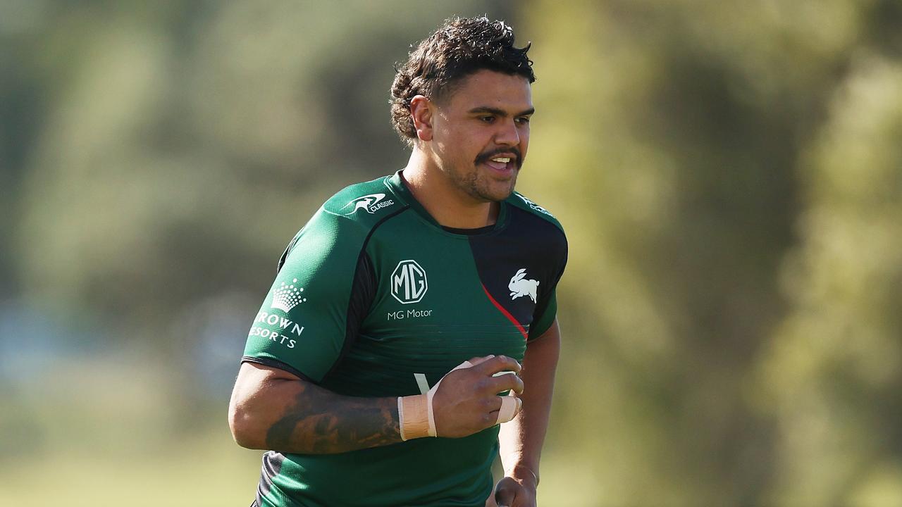 Latrell Mitchell has been a polarising figure at the Rabbitohs for much of 2023. (Photo by Mark Metcalfe/Getty Images)