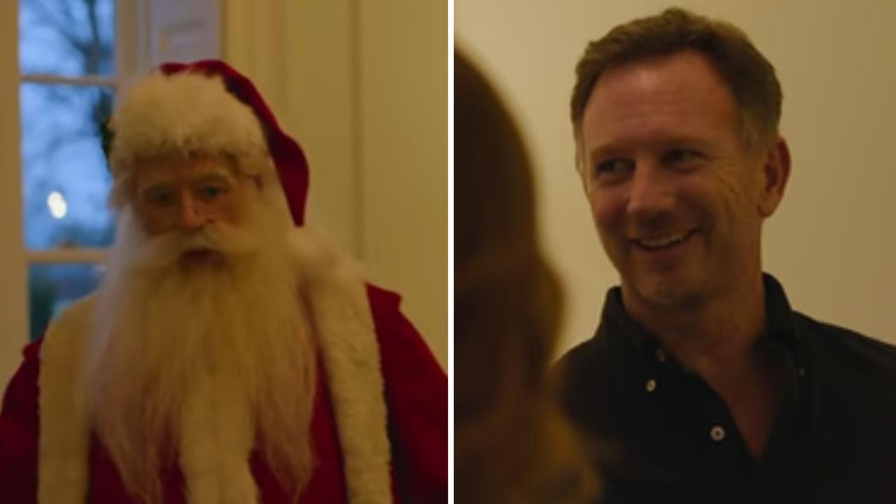 Santa has hung Christian Horner out to dry. Photo: Netflix