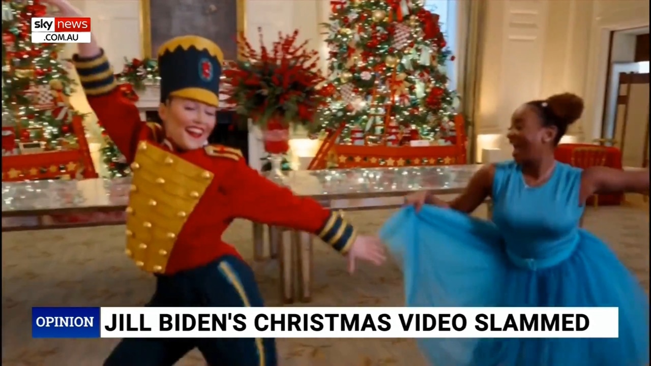 Jill Biden’s White House Christmas video is ‘absolutely off the walls