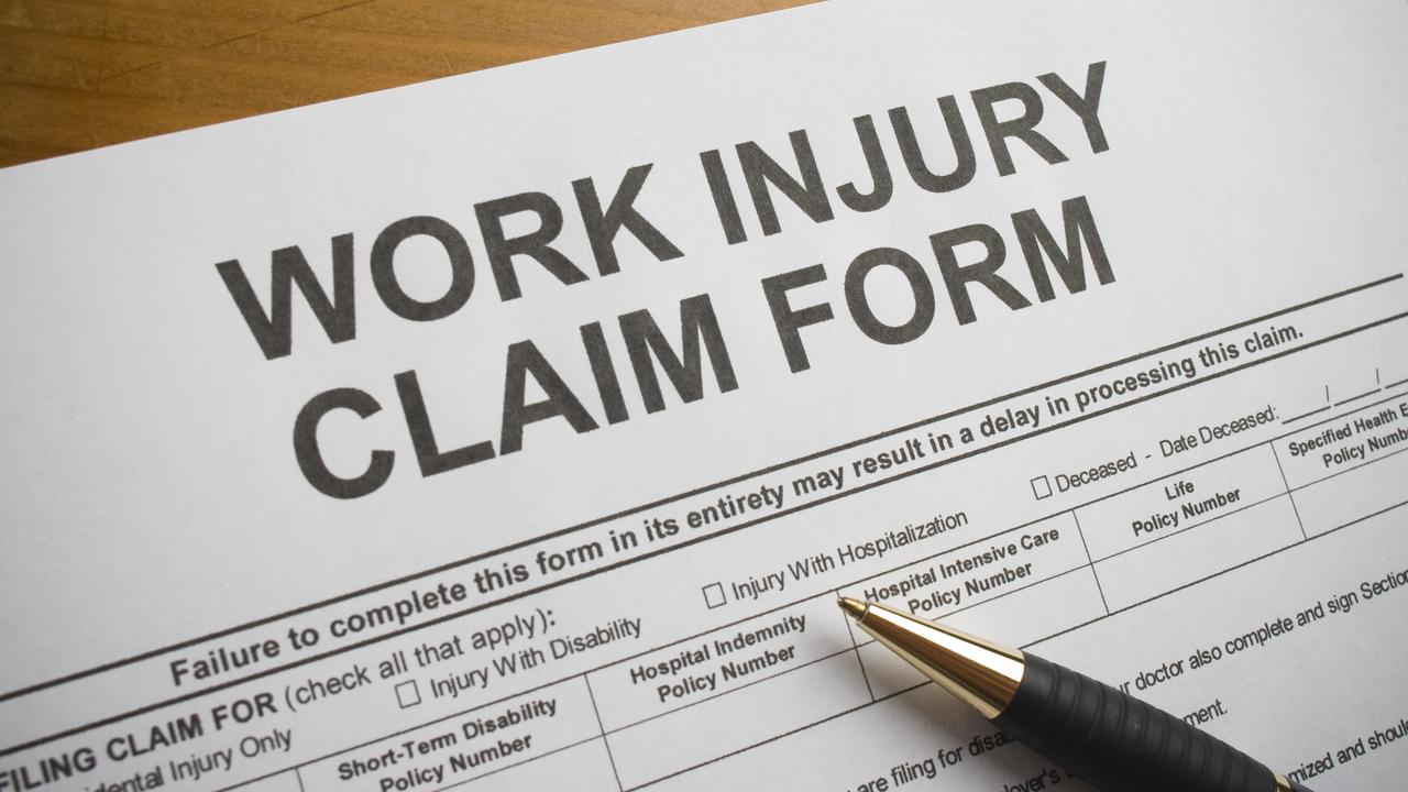 Generic image of a workplace injury claim form. Photo from iStock.