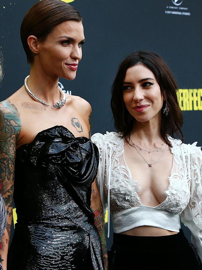 The then-couple attended the Sydney premiere together. Picture: Lisa Maree Williams/Getty Images