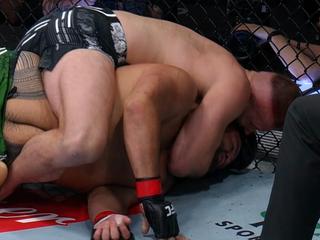 Tai Tuivasa was choked out by Marcin Tybura. Picture: Supplied