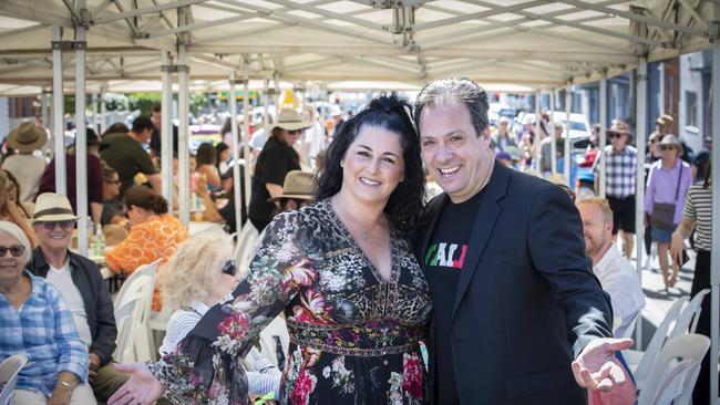 Top Shelf Duo Dean Canan and Lisa Asta who performed at Festa Italia, North Hobart. Picture: Chris Kidd