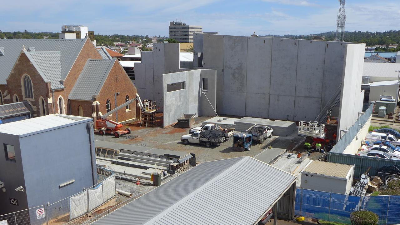 Construction of the Armitage Centre at the Empire Theatre precinct in Toowoomba, Qld. Picture: The Empire Theatre