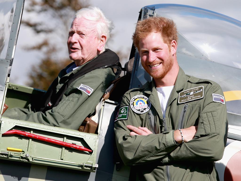 Harry’s new facial fuzz sent social media into a tizzy, with fans tweeting their delight at the prince’s manscaping. Picture: Getty