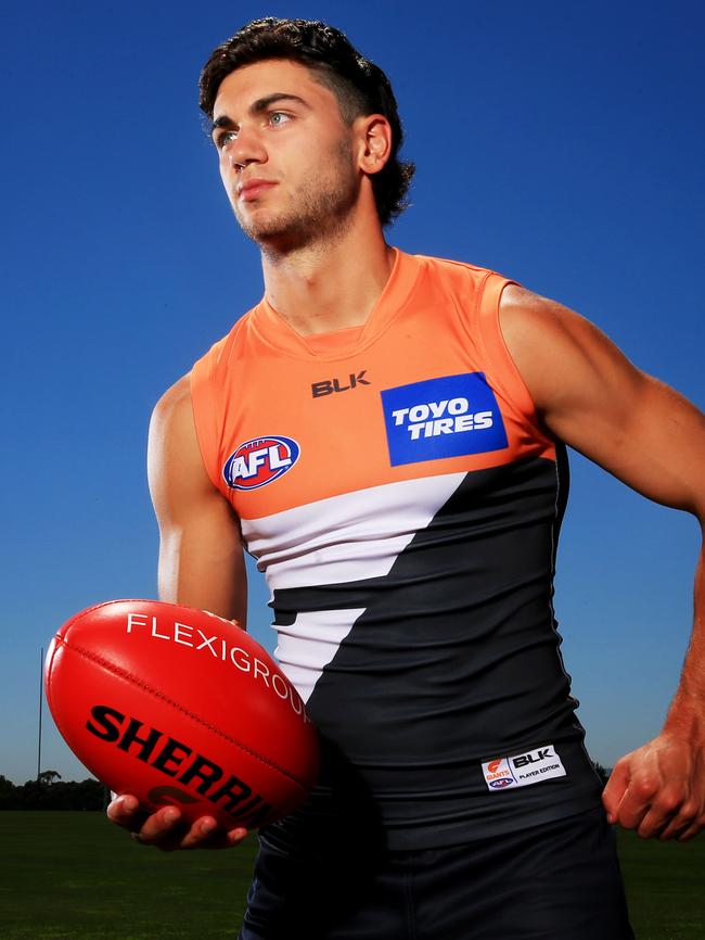 Tim Taranto will play his first game as a Giant. Picture: Mark Evans