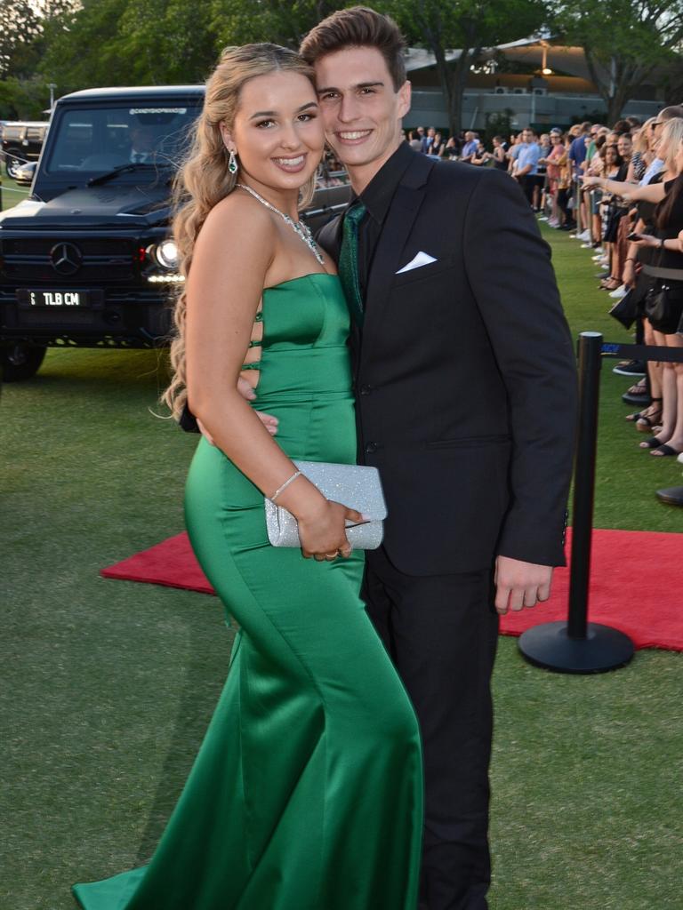 Sophia Hart and James Thomas at Varsity College School Formal at RACV Royal Pines Resort, Benowa. Picture: Regina King.