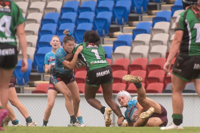 Mackay Cutters vs Townsville Blackhawks Harvey Norman U17's Saturday 22 February 2025 Picture:Michaela Harlow