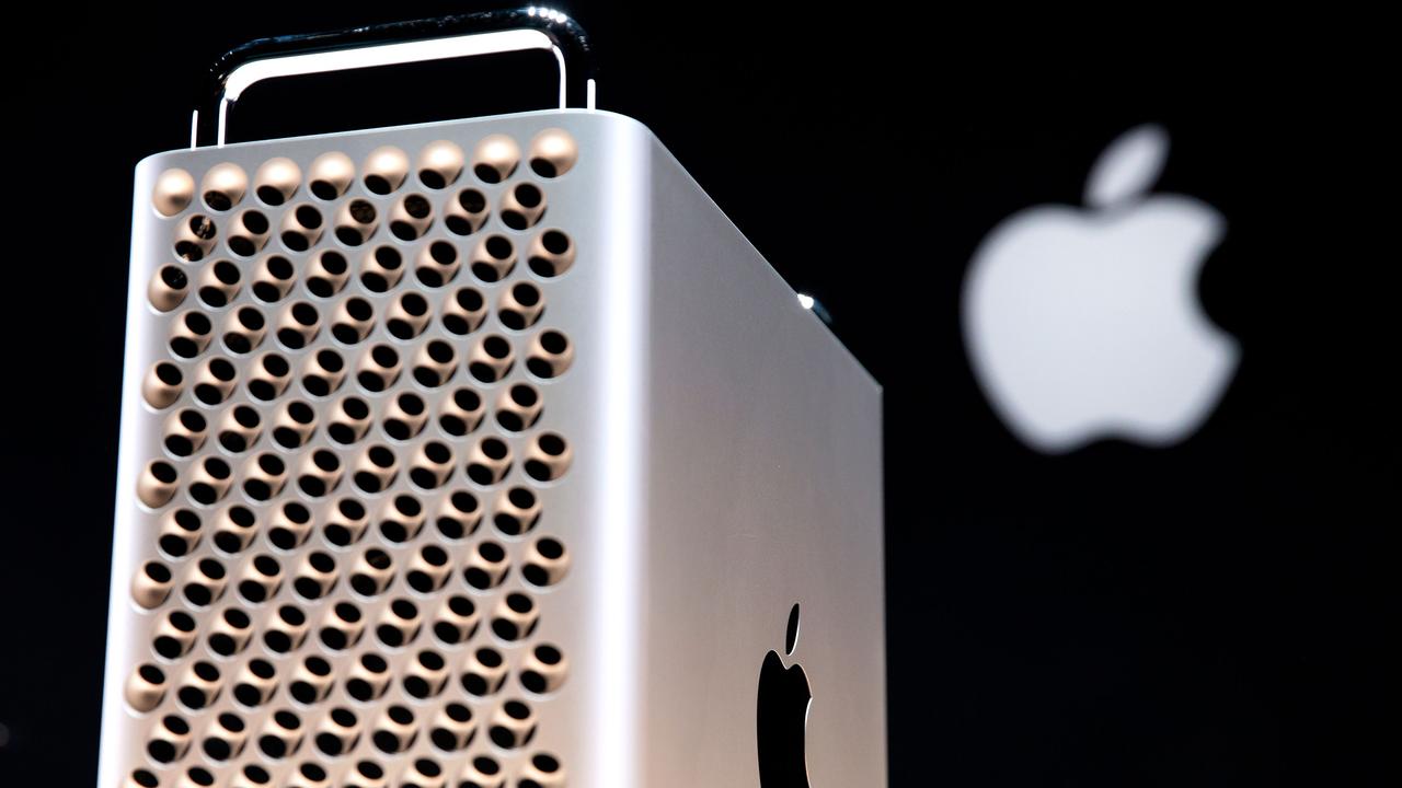 Not everyone is a fan of the design of the new Mac Pro. Picture: Brittany Hosea-Small / AFP)